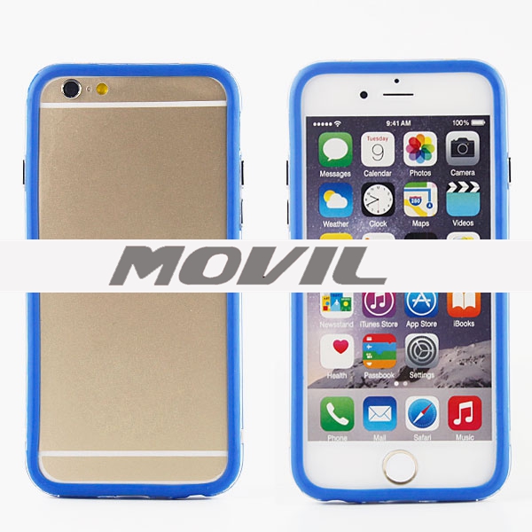 NP-2224 Marco funda doble color para Apple iPhone 6-0